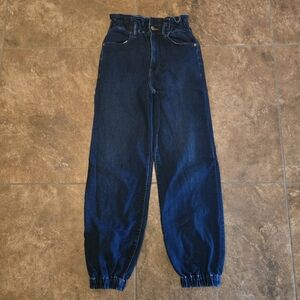 Dark Denim EXPRESS High Jogger Jean